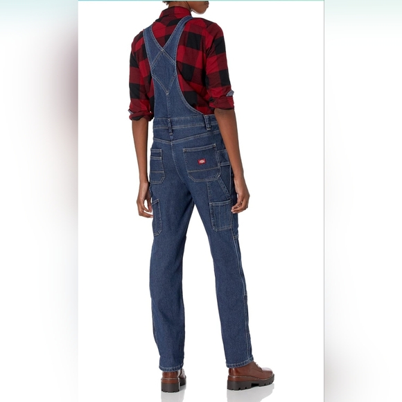Dickies Women's XL  warming temp IQ denim bibs overall - Picture 2 of 9